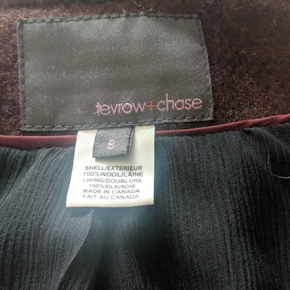 100%wool short jacket with ruffle at the back - Picture 5 of 6